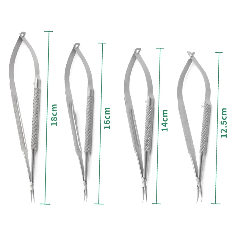 

Stainless steel ophthalmic microsurgical instruments, 12.5cm, 14cm surgical microneedle holders, needle holders for cosmetic and