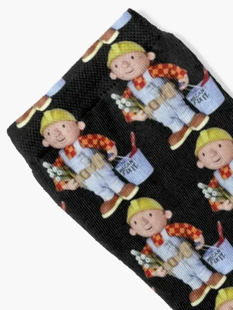 Bob the builder Socks soccer anti-slip men cotton high quality Stockings heated Socks Male Women's