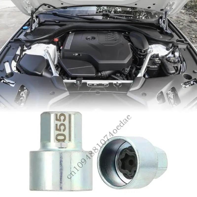 0xxc #55 قفل العجلة lugnut مضادة للسرقة الجوز #2