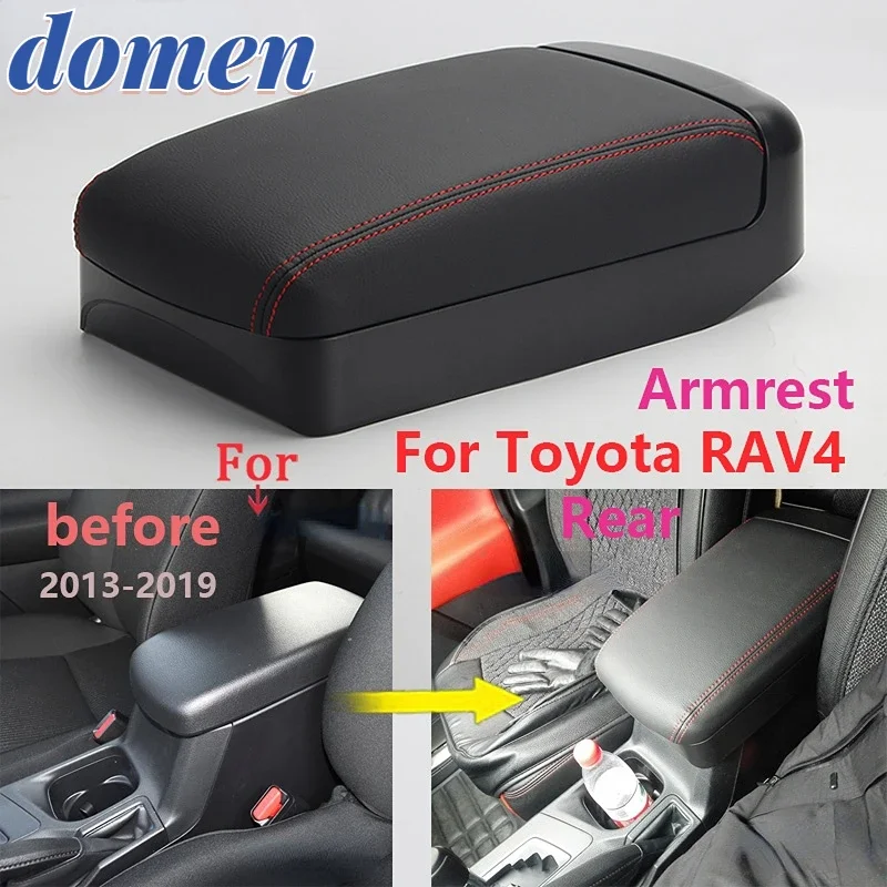 

For Toyota RAV4 Armrest RAV4 2013-2019 Car Armrest lengthen heighten Lossless retrofit support decoration Car accessories