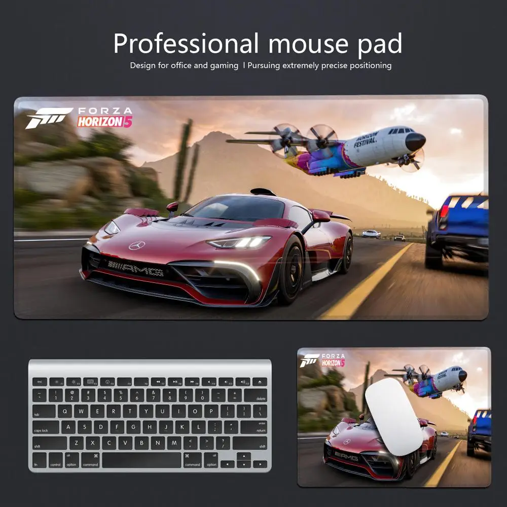 Forza Horizon 5 game Beautiful patternsOffice Computer Desk Mat Table Keyboard Big Mouse Pad Laptop Cushion Nonslip Decor