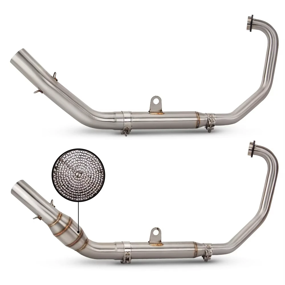 

Выхлопные системы мотоцикла Escape 51 мм, переднее соединение среднего звена, хорошая производительность для CFMoto NK250 250SR NK300 300SS