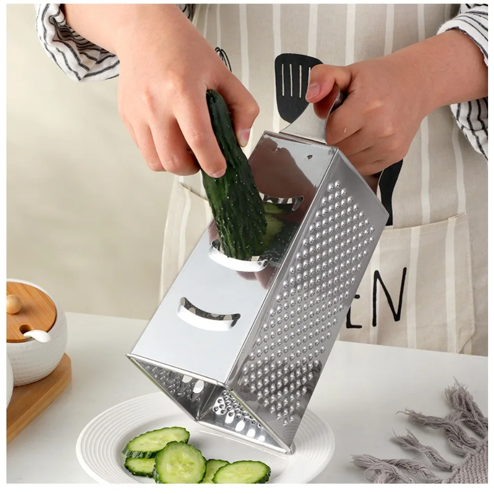 Stainless Steel Grinding Grater Multi Functional Vegetable Cutters Potato Slicer Grater For Carrots Kitchen Tool Ginger Garlic