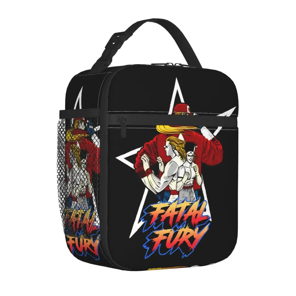 Fatal Fury Insulated Lunch Bag Storage Food Box Portable Thermal Cooler Lunch Boxes For Work