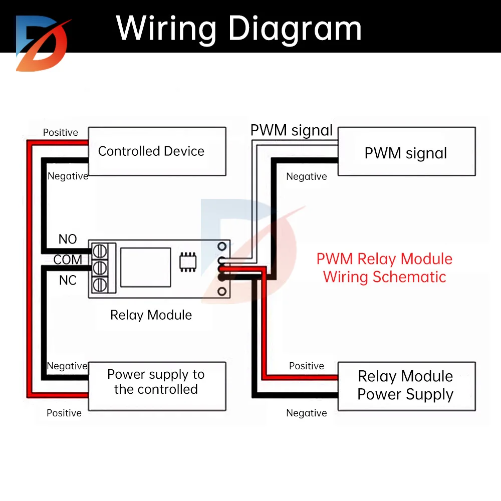 PWM electronic switch relay 5-18V navigation light control model airplane, model car, model boat remote control delay time