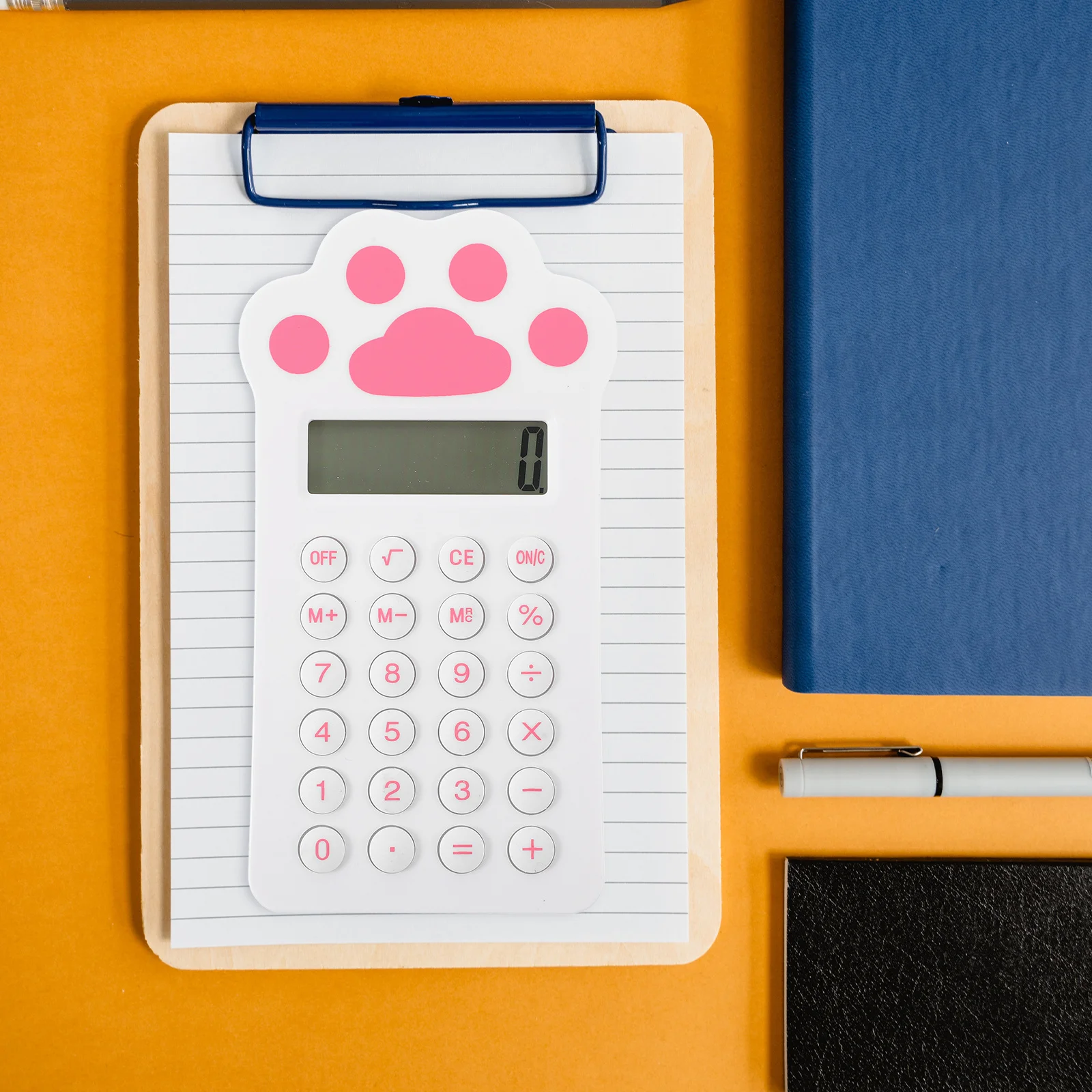 Solar Calculator Portable Mini Electronic Calculator For School Office Candy Color Handheld Simple Calculation Tool