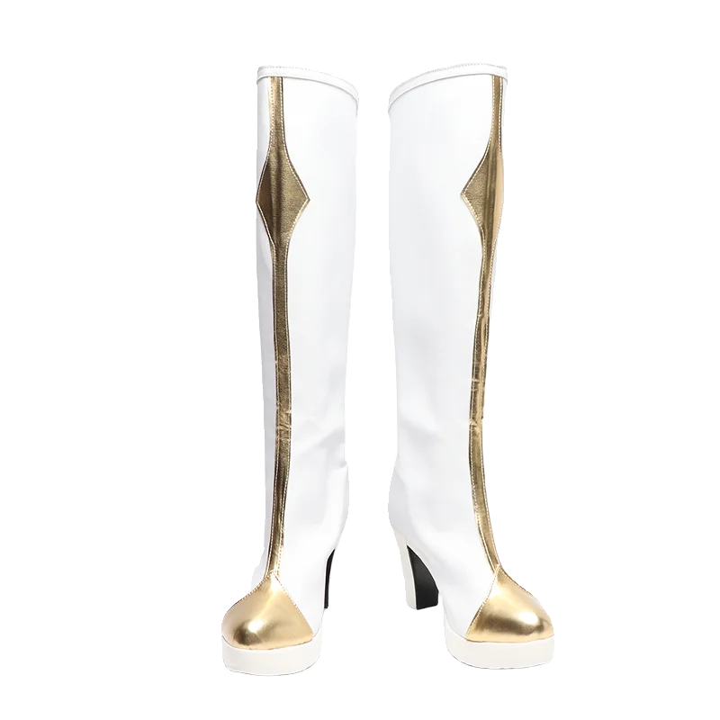 Anime-Lelouch Code Geass Queen CC Scarpe Cosplay Stivali di Carnevale di Halloween Realizzati su misura