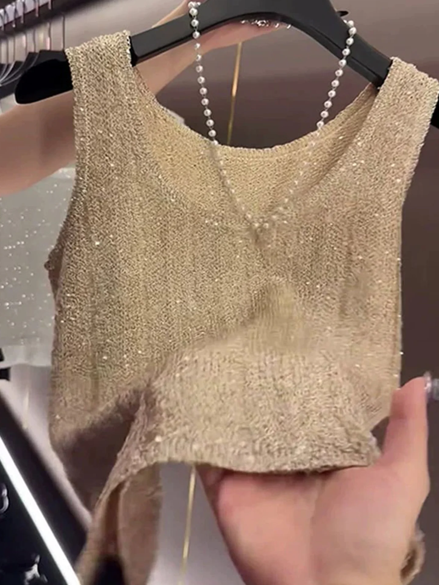 سترة صيفية محبوكة من الحرير الجليدي سترة ناعمة صديقة للبشرة ومتعددة الاستخدامات للنساء تصميم أنيق للعمر للتنقل Sle