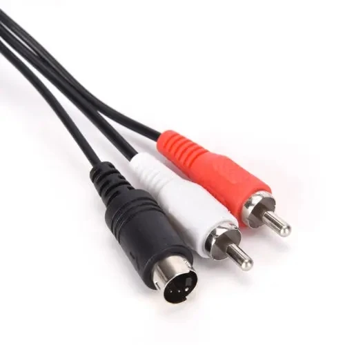 New S VIDEO Cable for Nintendo SNES N64 GameCube SVHS Red White S-Video S-VHS