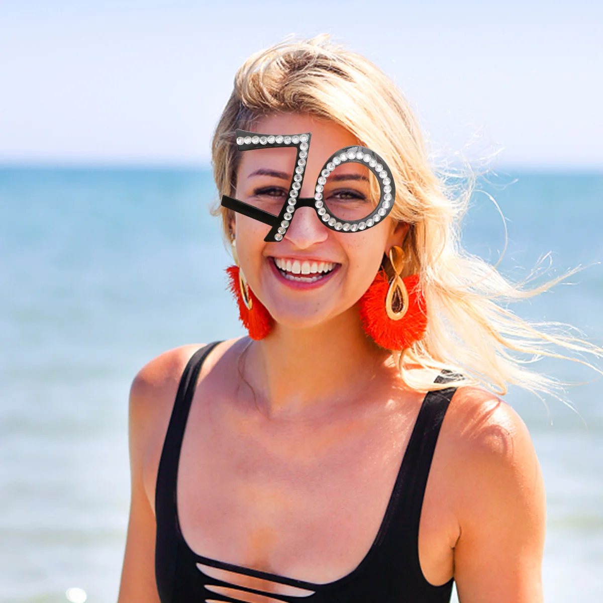 

1pc Digital Glasses Decor Party Supplies Photo Props For Birthday Number Glasses Lightweight Carnival Decorative