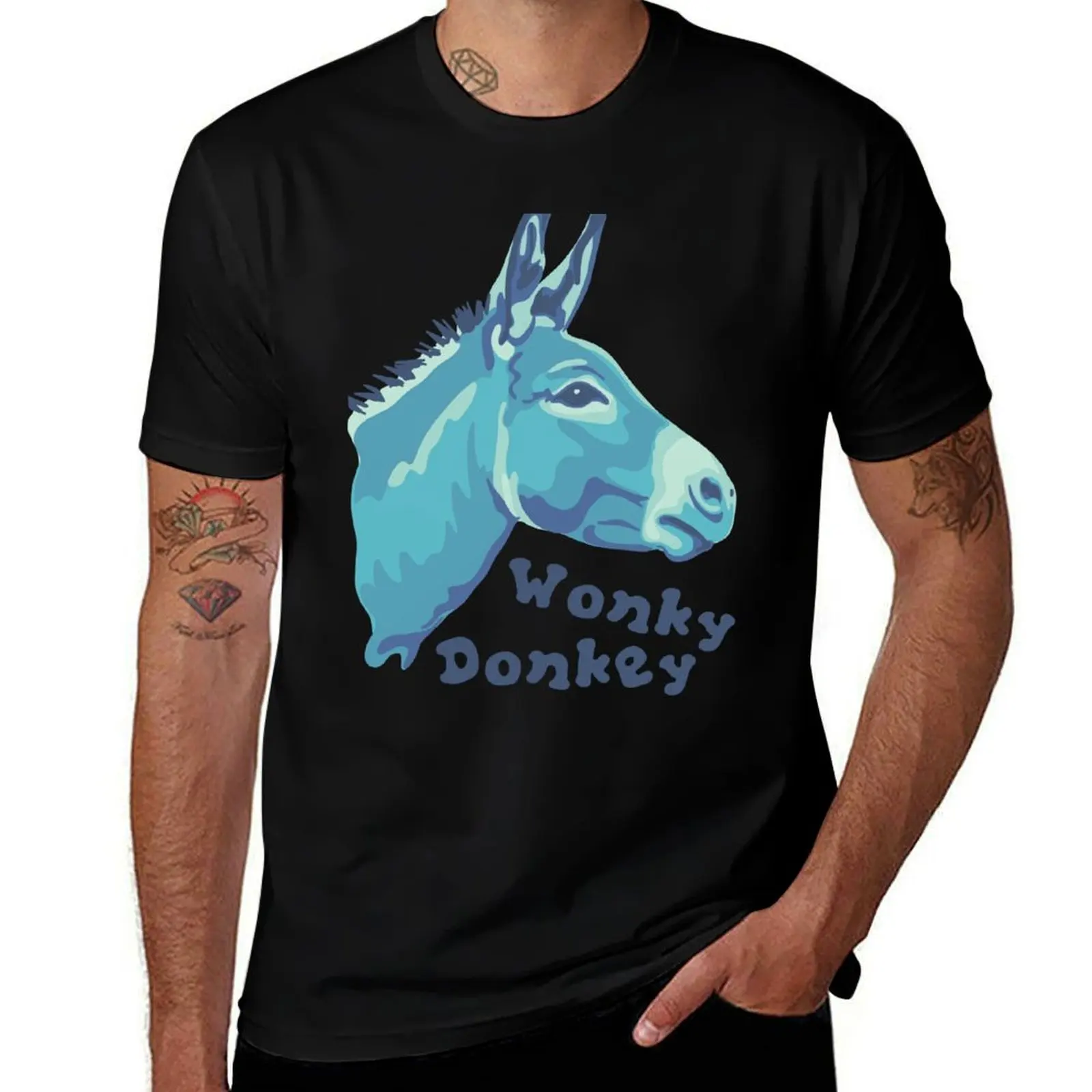 

Wonky Donkey T-Shirt plain plus size clothes sports fans mens clothes