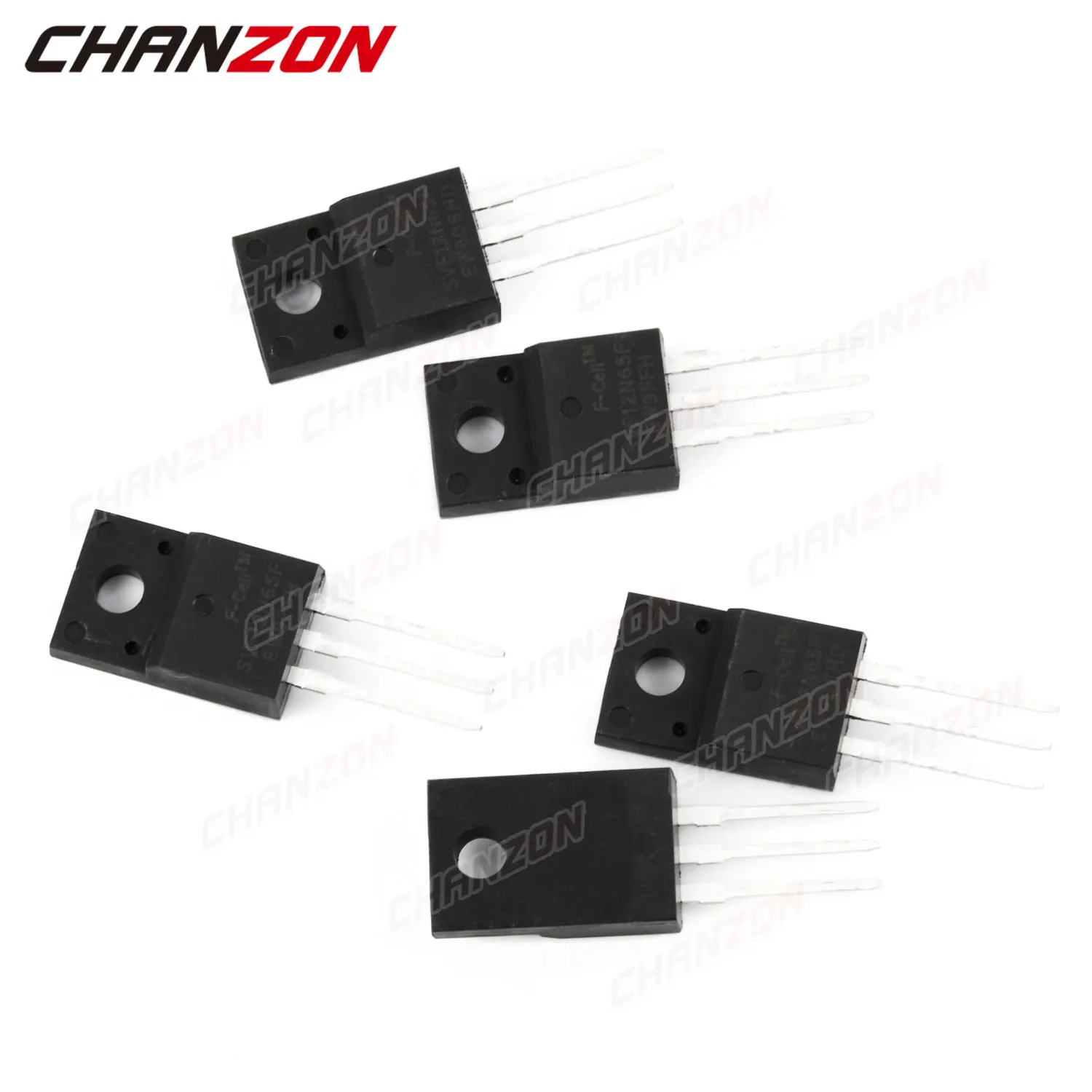 10pcs 12N65 TO-220F N-Channel Mosfet Bipolar Junction Transistor BJT SIC Mos Fets Triode Tube 12A 650V Integrated Circuits