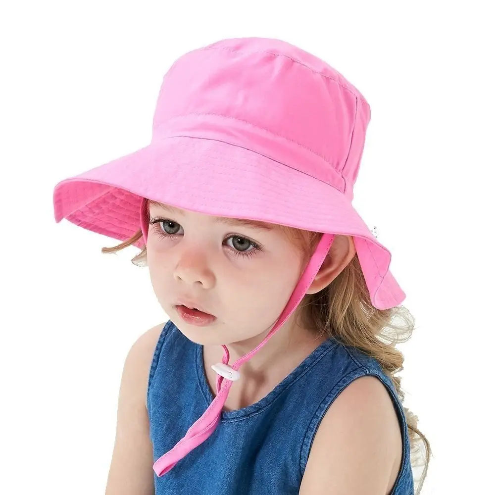 Neck Ear Cover Panama Cap Breathable Baby Accessories Newborn Bucket Hat Summer Baby Sun Hat Baby Beach Caps Infant Cap