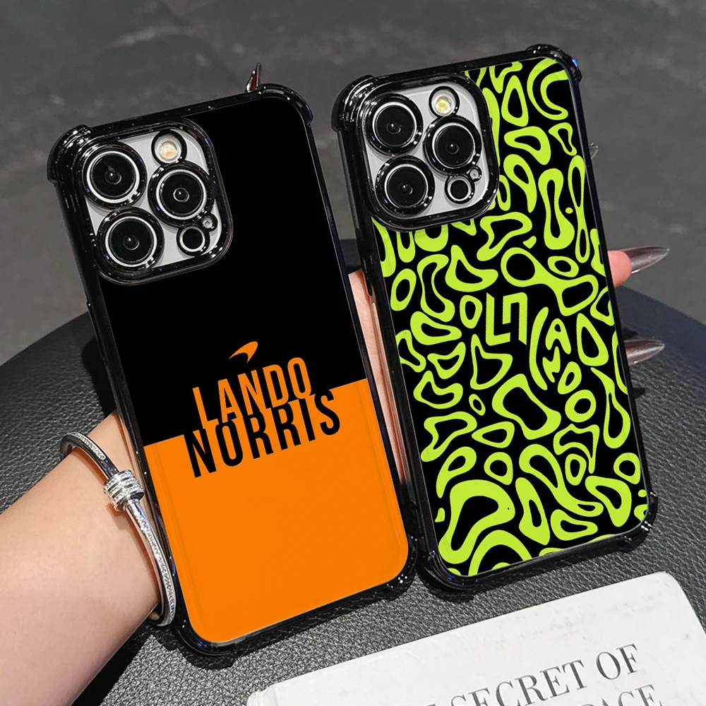 L-Landos N-Norris Phone Case for Samsung Galaxy S26 S25 S24 S23 S22 S21 S20 FE Ultra Plus 5G Anti-drop Transparent Cover
