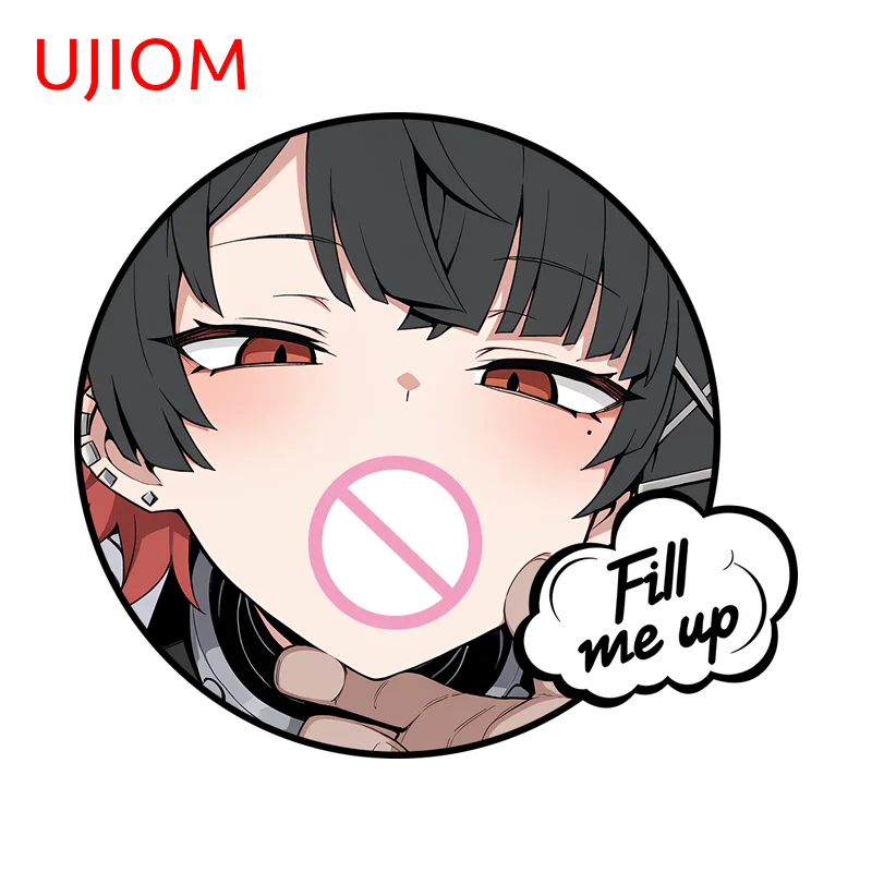 UJIOM Zenless Zone Zero Ellen Joe Wall Sticker Personality Girl Backside Waterproof Vinyl Decal Fridge Toolbox Accessories