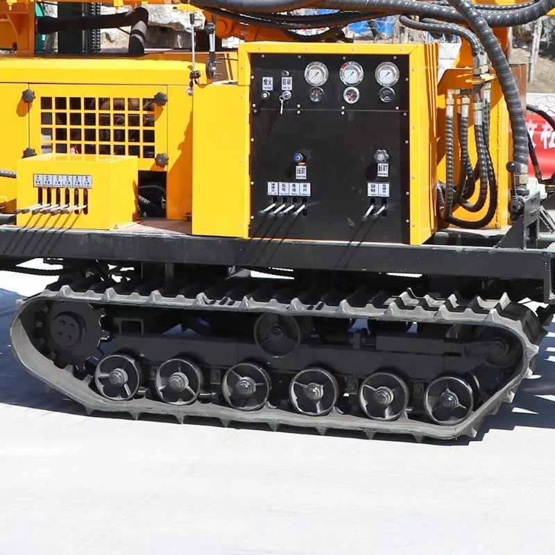 Pneumatic Water Well Drilling Rig 200m Deep DTH Hammer Borehole Machine For Hard Rock With High Pressure Air Compressor System view 5