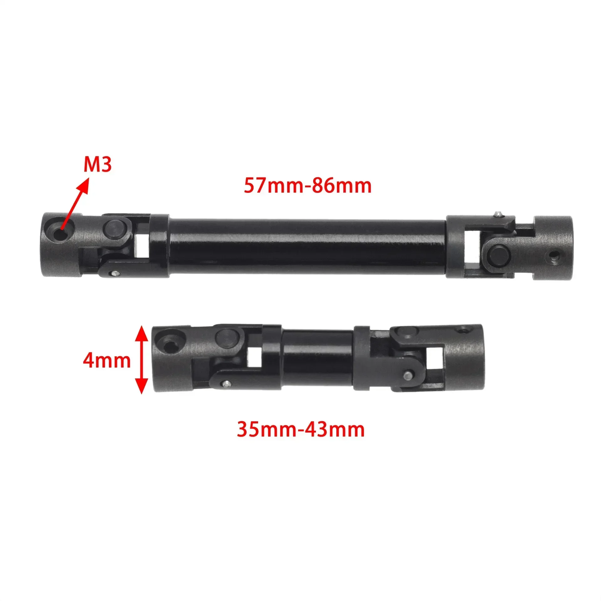 Stalowy przedni tylny wał napędowy do gąsienic 1/24 RC Axial SCX24 Jeep Gladiator AXI00005 Upgrade Parts