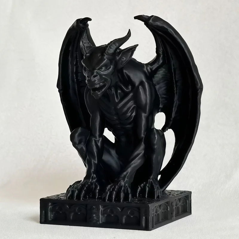 1‑Pack 3D‑Printed Mutant Bat Alien Guardian Figurine, Indoor‑Outdoor & Car Dashboard Decor, Creative Gift for Halloween, Christm