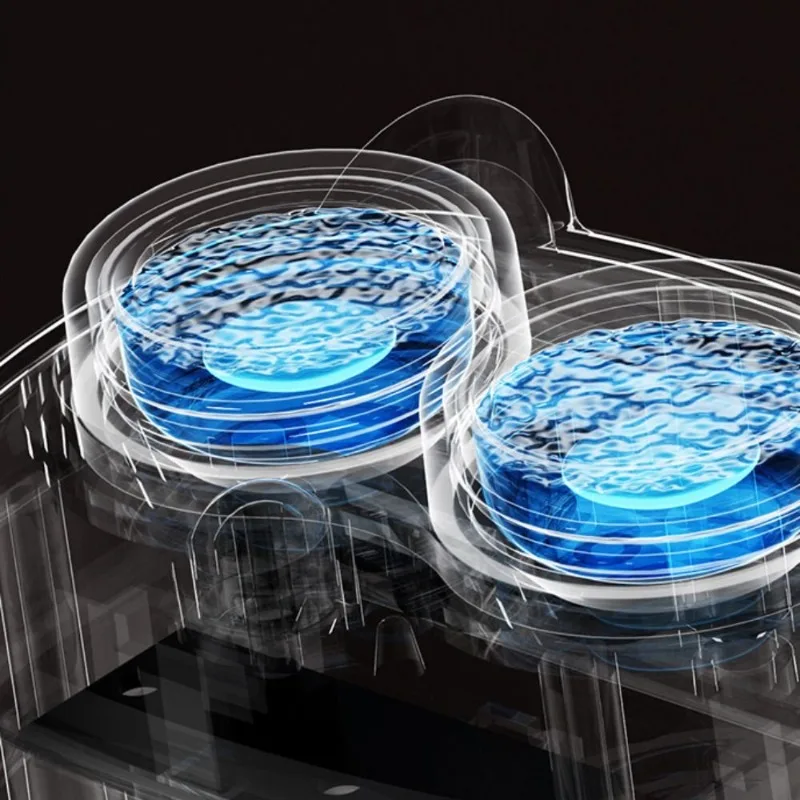 جديد عالي التردد الاهتزاز بالموجات فوق الصوتية العدسات اللاصقة الأنظف صندوق المحمولة القابلة للإزالة التلقائي بالكامل عدسات لاصقة الرعاية للجنسين