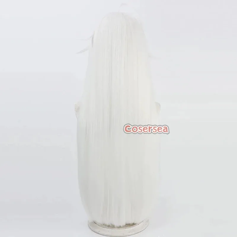 Cosersea 3-7 تأثيري الباروكات العقاب: رمادي الغراب رقم 21 3-7 هالوين 80 سنتيمتر طويل مستقيم شعر مستعار أبيض الشعر الاصطناعية مقاومة للحرارة #5