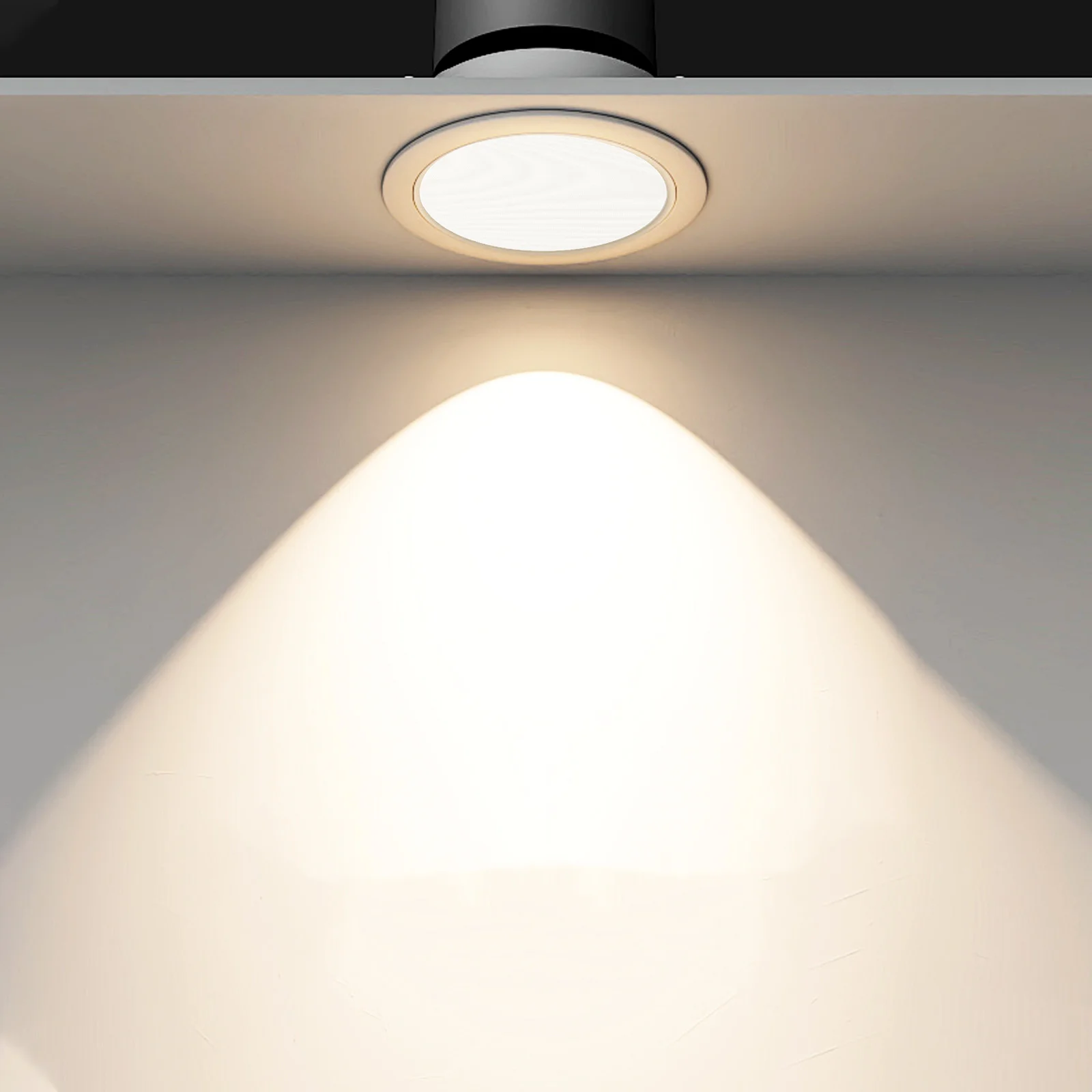 

2pcs Round Light Diffuser 18Cm Soft Lamp Shade Film For Ceiling Lamps Bedroom Living Room Spotlight Easy Install Fabric