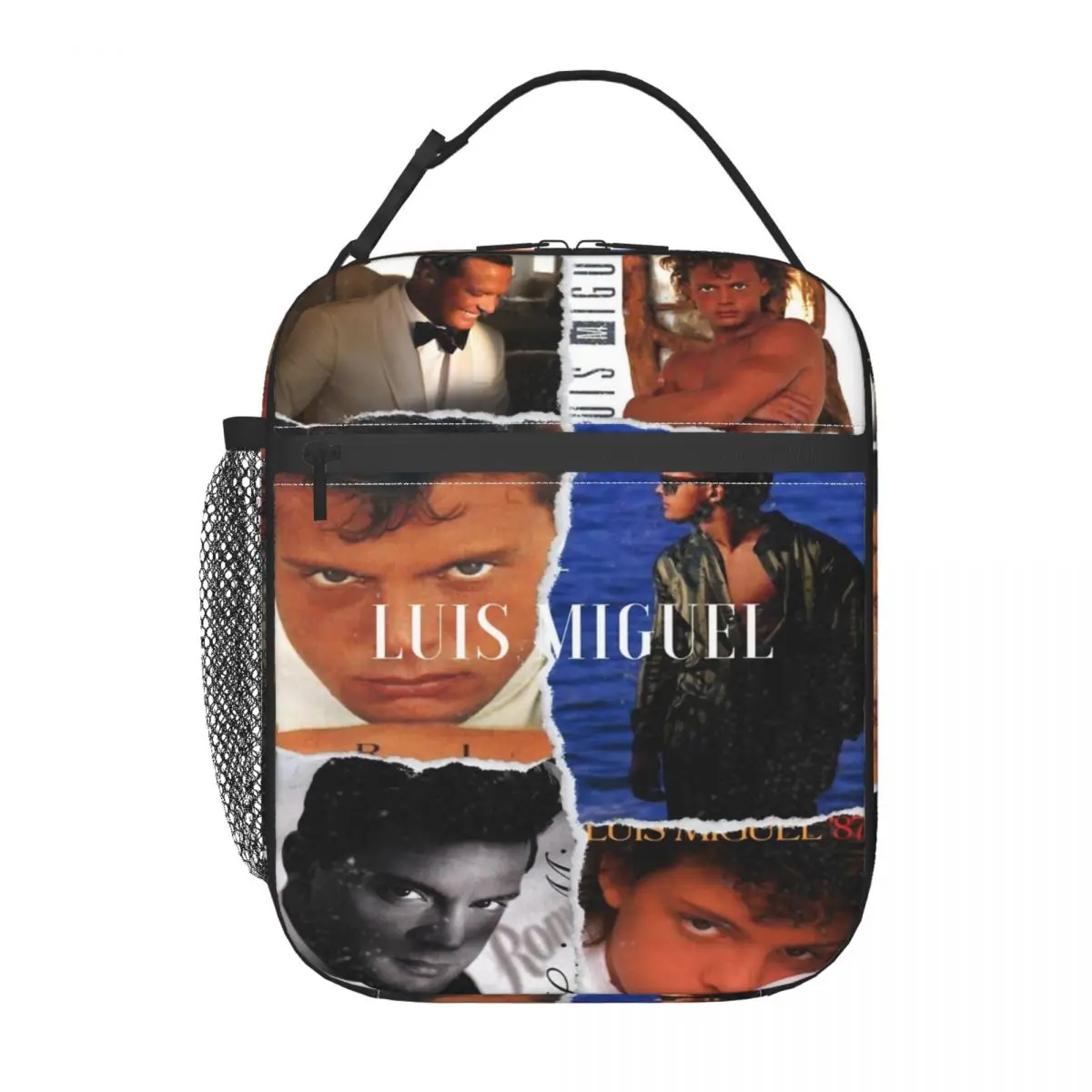 Luis Miguel Albums Thermal Insulated Lunch Bags for School Mexican Artists Portable Food Bag Container Thermal Cooler Food Box