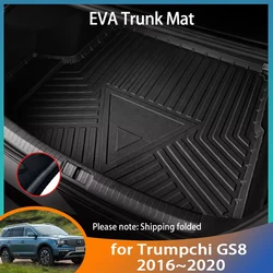 EVA Car Trunk Mat for Trumpchi GAC GS8 2020 2019 2018 2017 2016 Accessories Floor Tray Waterproof Liner Cargo Boot Carpet Parts