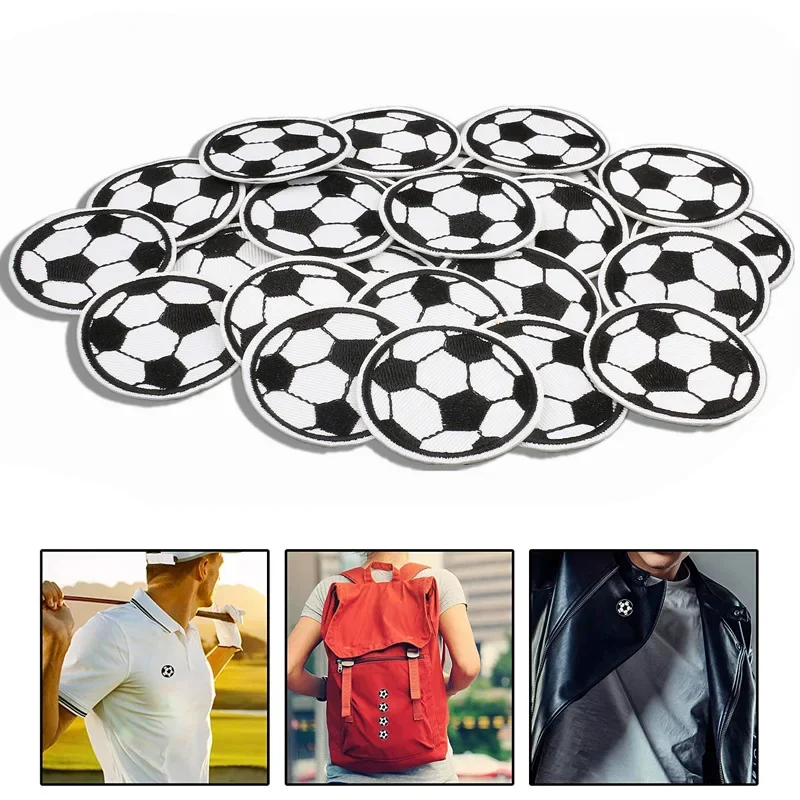 Cartoon football embroidery cloth sticker computer embroidery chapter boy ironing children's clothing patch sticker