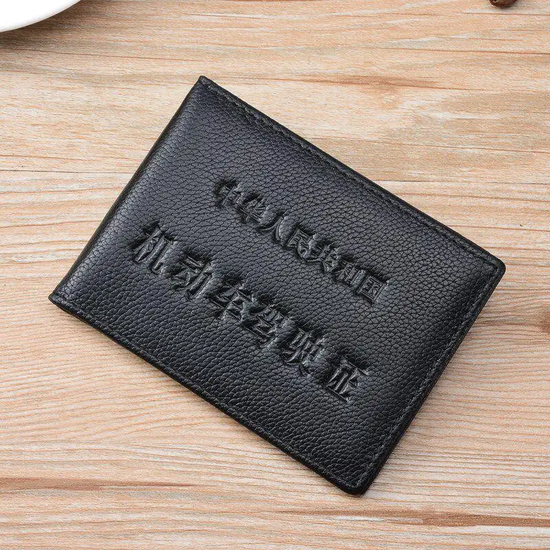Ultra-Thin Cowhide Leather Driving License Cover for Men High-End Car Document Holder Women Card Bag Vehicle Driving License ...