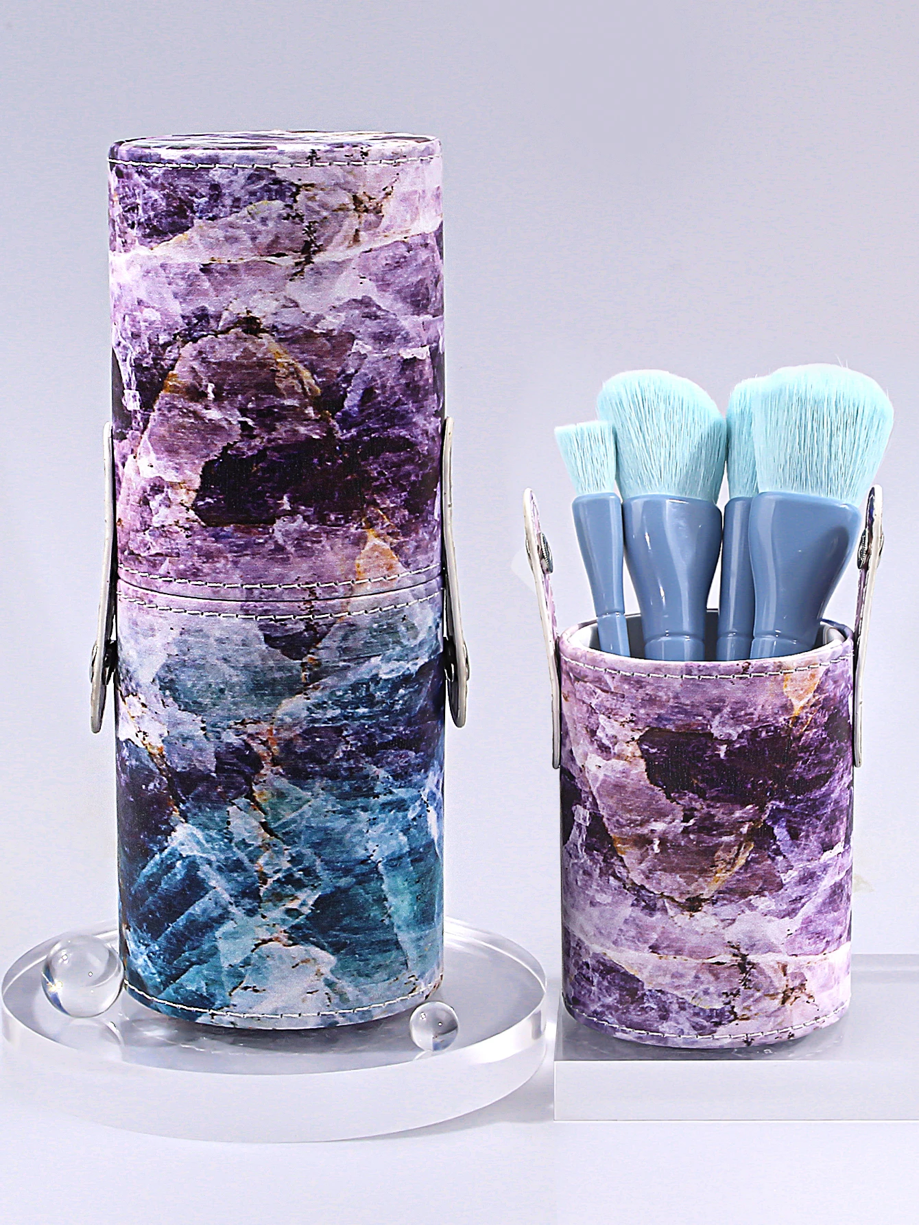 Make-up Kwasten Houder Doos Draagbare Reizen PU Lege Container Opslag Cosmetica Borstel Pen Borstels Organizer Make-up Gereedschap