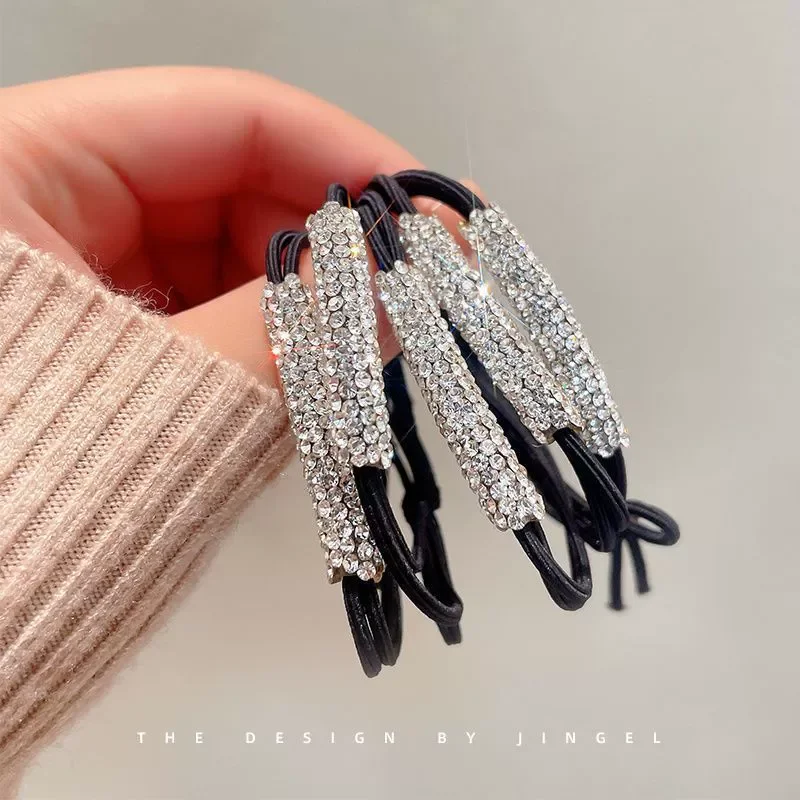 10 قطع من حزام الجلد الصغير ذو المرصع بأحجار الراين اللامعة للغاية على الطراز الأوروبي والأمريكي عالي المرونة