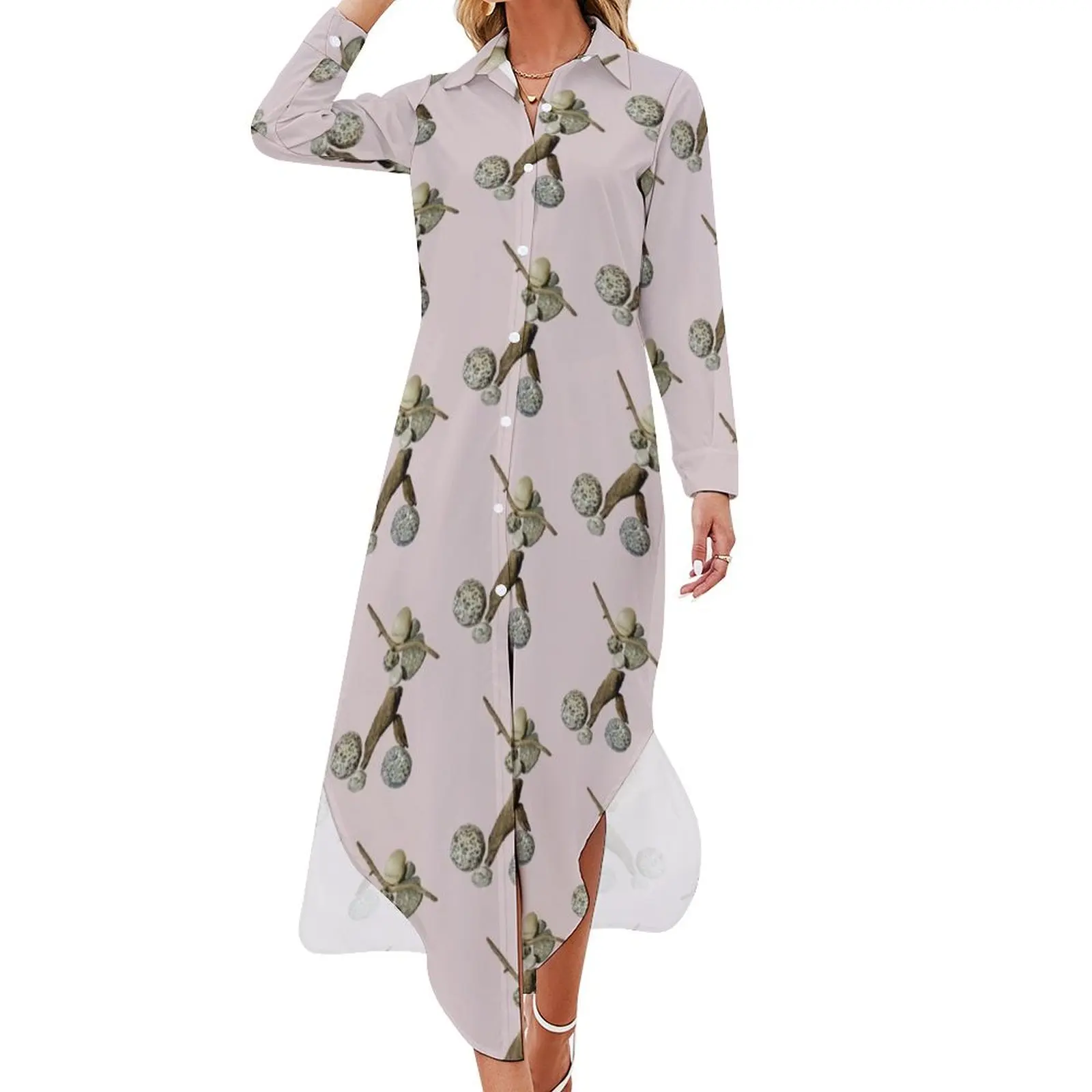 

Hike With Me Small Long Sleeved Shirt Dress dresses ladies 2024 summer long sleeve dresses ladies dresses for women 2024