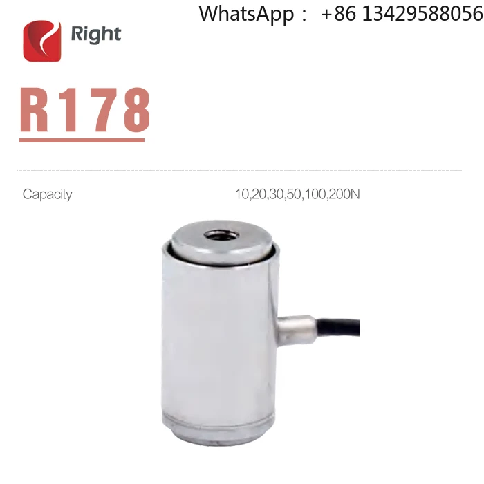 R178 Resistance strain gauge of 200N diaphragm type load cell compression