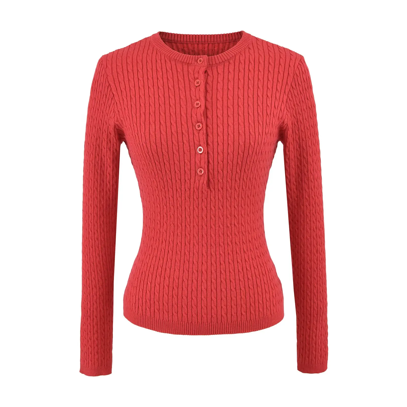 

Slimming V-Ne Long Sve Knitwear Women's Faion Design Casual Comfortable Fit Inner irt Waist-Cinching Top