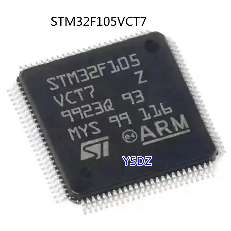 100%New Original STM32F105VCT7 LQFP100 Microcontroller Chip