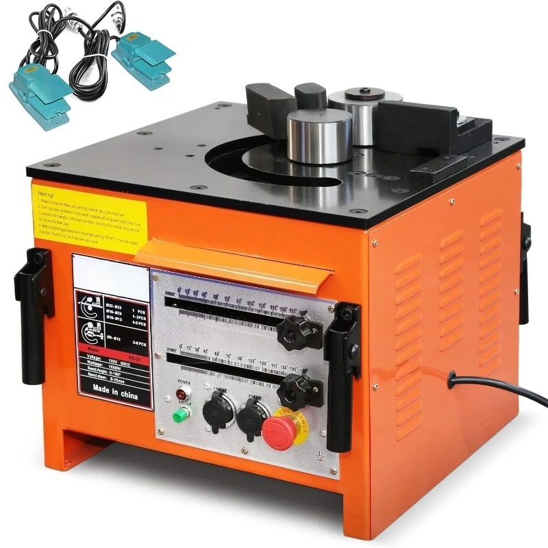 1600W Electric Rebar Bender Up To 1 Inch With Our Electric Bender Achieve 0-180° Angles Operate And Convenient Foot Pedal Switch