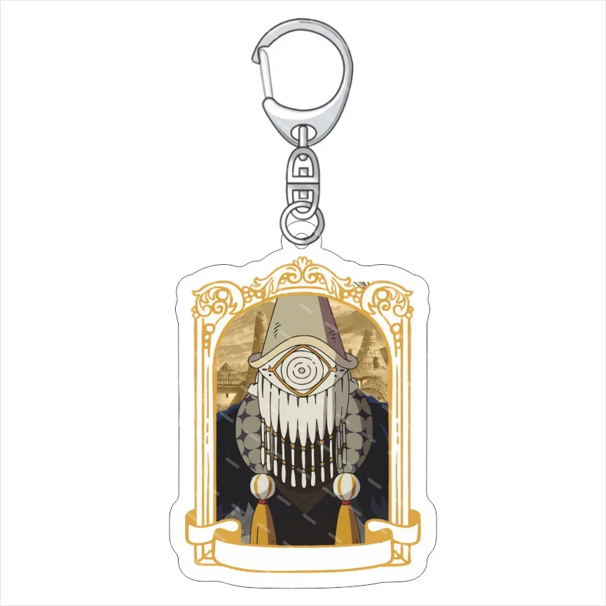 Witch Hat Atelier Acrylic Keychain Koko Agatto Akuromu Tetia Figure Keryring Pendant Anime Cosplay Backpack Cartoon Decor Gifts
