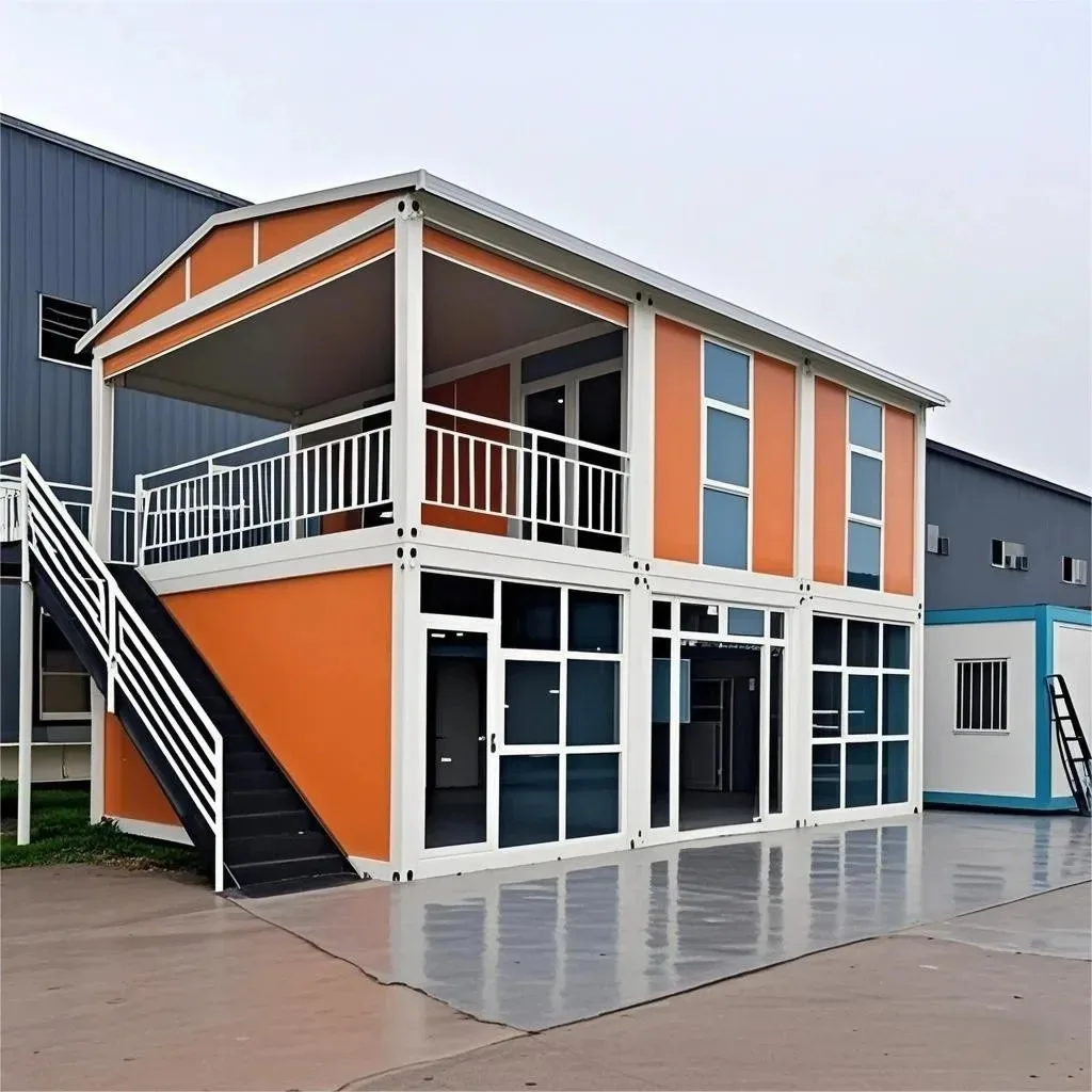 منزل جديد قابل للطي مكون من 5 غرف نوم |   تخطيطات مخصصة للمنزل من الفولاذ الجاهز بطول 40 قدمًا، نشر سريع