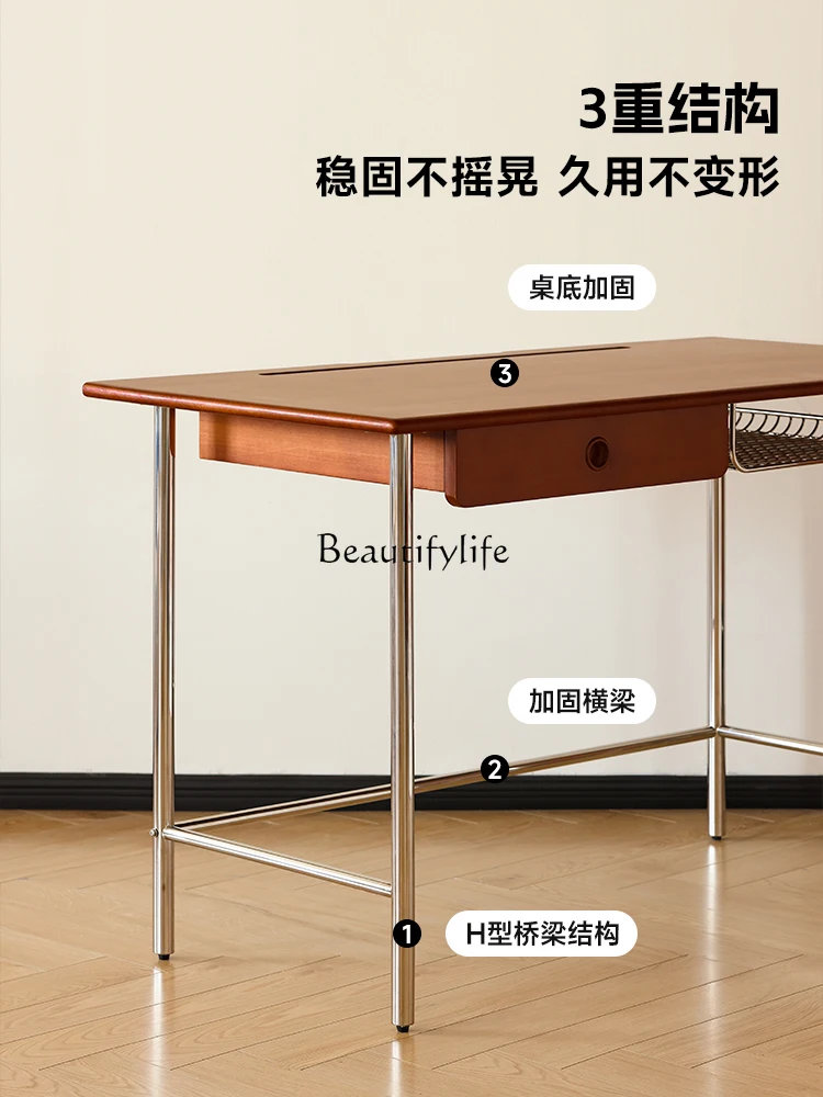 Escritorio medieval escritorio de escritura oficina simple apartamento pequeño