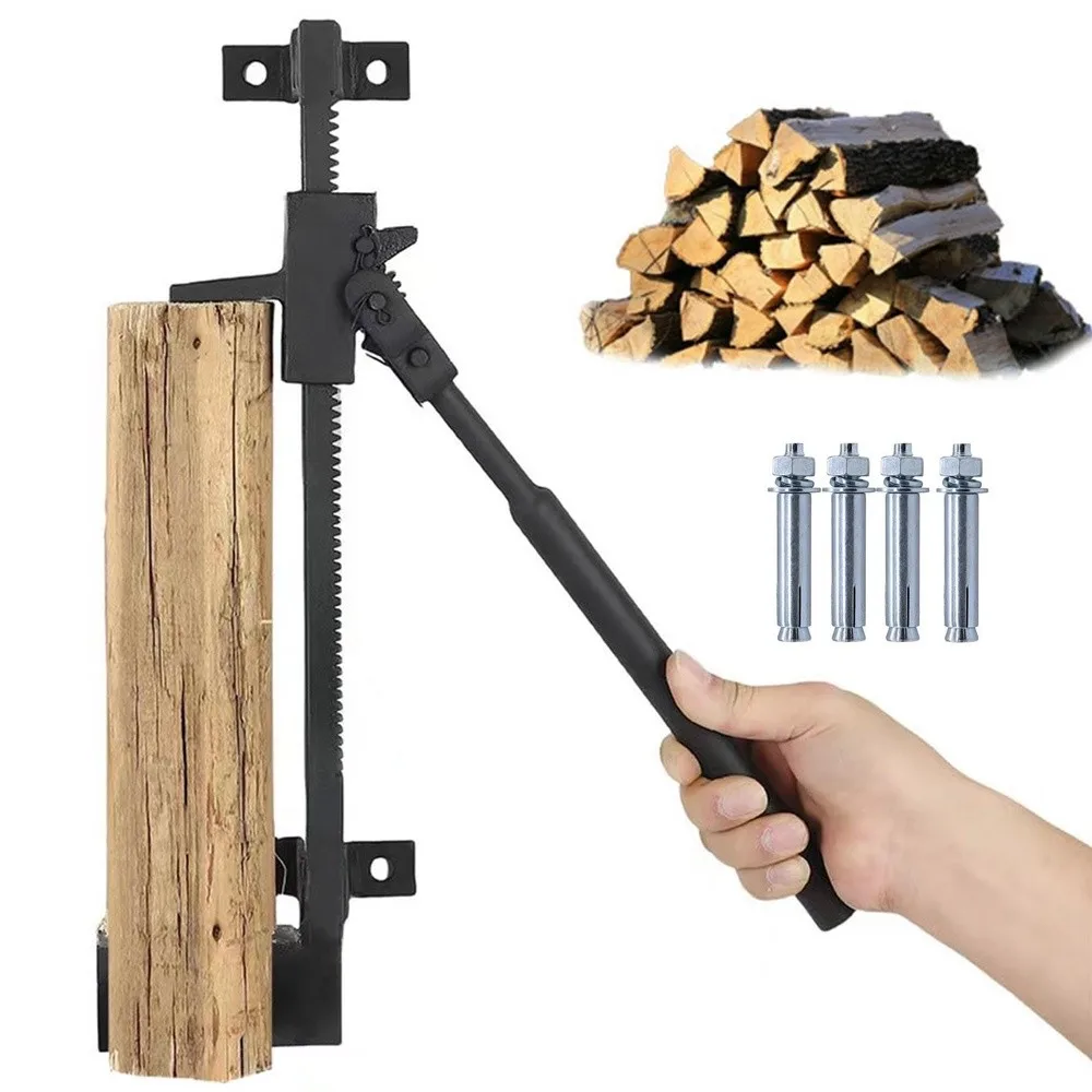 Wall Mounted Manual Wood Splitter for Firewood Kindling