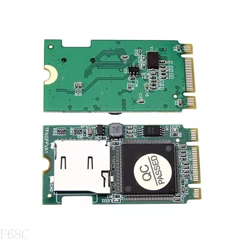 Scheda industriale F68C agli adattatori MSATA SSD MSATA SSD a SDHC SDXC Card Converter T-Flash Card per laptop per computer