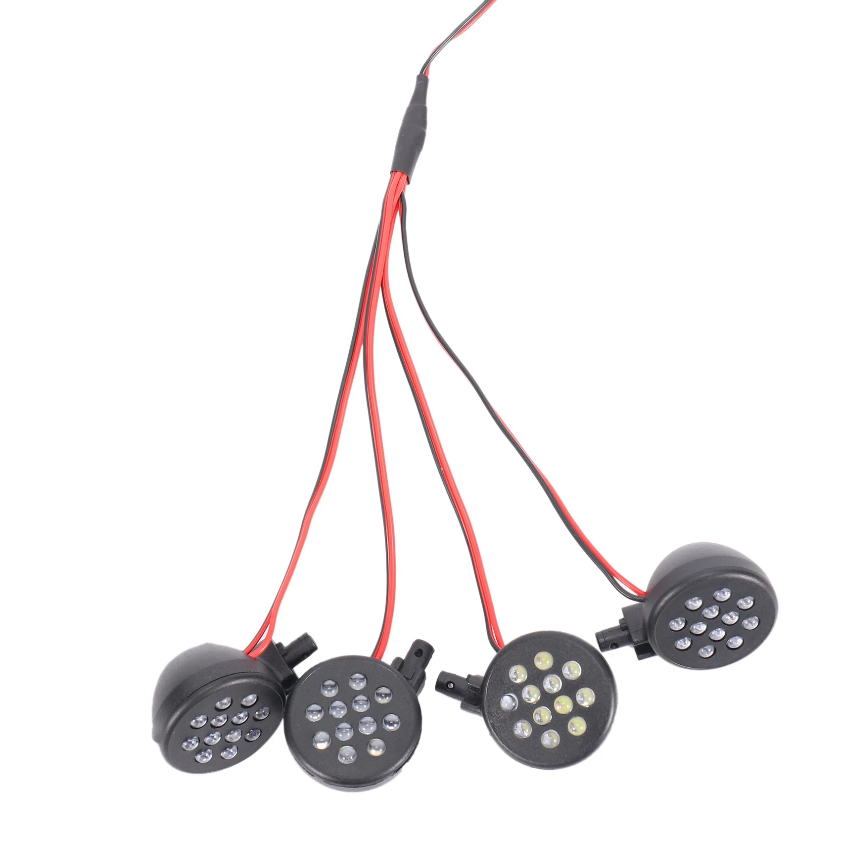 2X4 LED Verlichting Ontvanger Kit Plastic Shell Lotus Koplampen Voor 1/5 HPI BAJA Rovan King Motor 5B