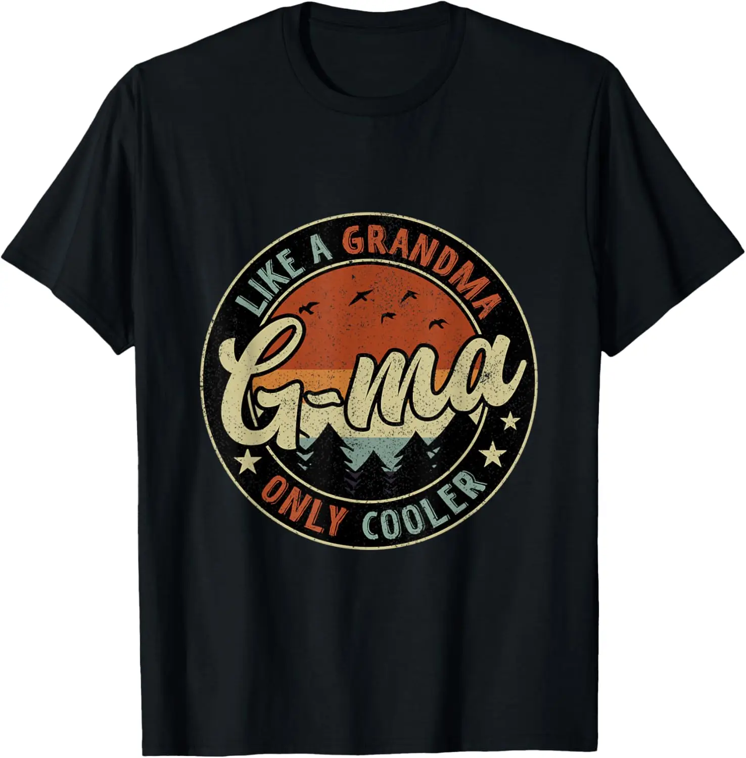 

Футболка G-Ma Like A Grandma Only Cooler в стиле ретро на День матери