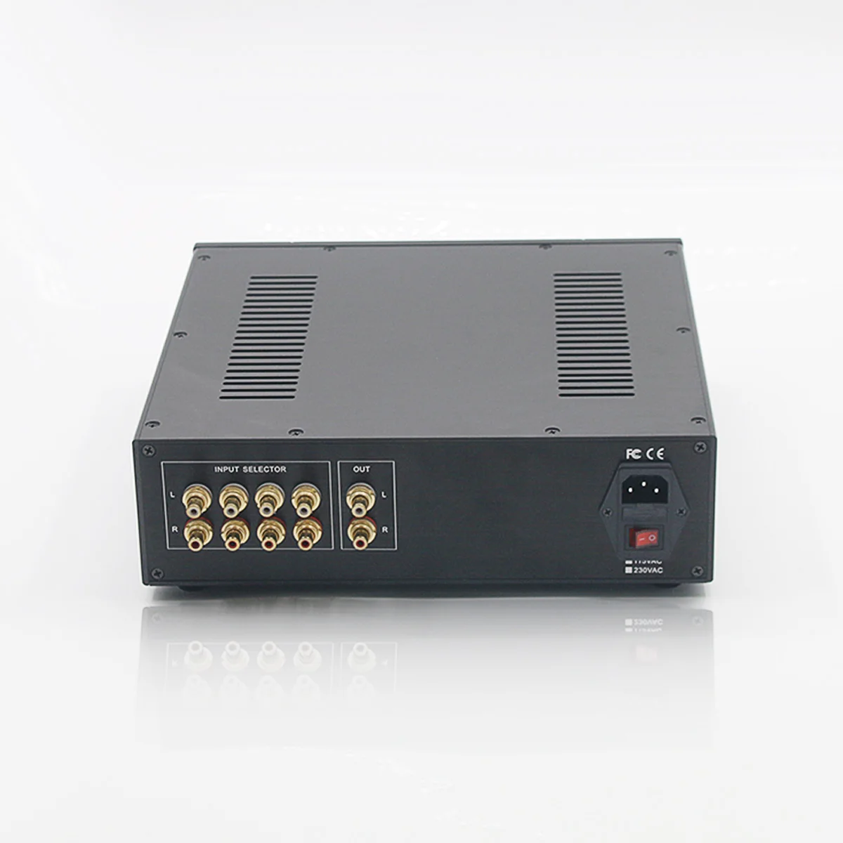 Preamplificador de Control remoto de tubo 12AU7/ECC82 actualizado, circuito de preamplificador de referencia HiFi Cary SLP-90