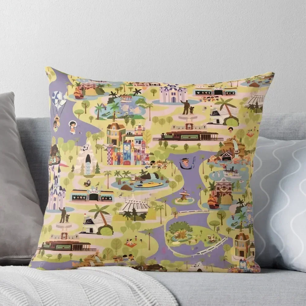 

A walk in the Park Throw Pillow Christmas s Covers christmas decorations 2025 home decor items Couch Pillows pillow