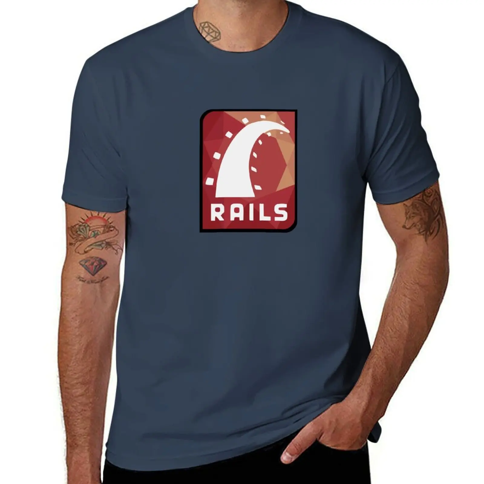 

Rails On Ruby T-Shirt Performance Workout Short Sleeve Tee