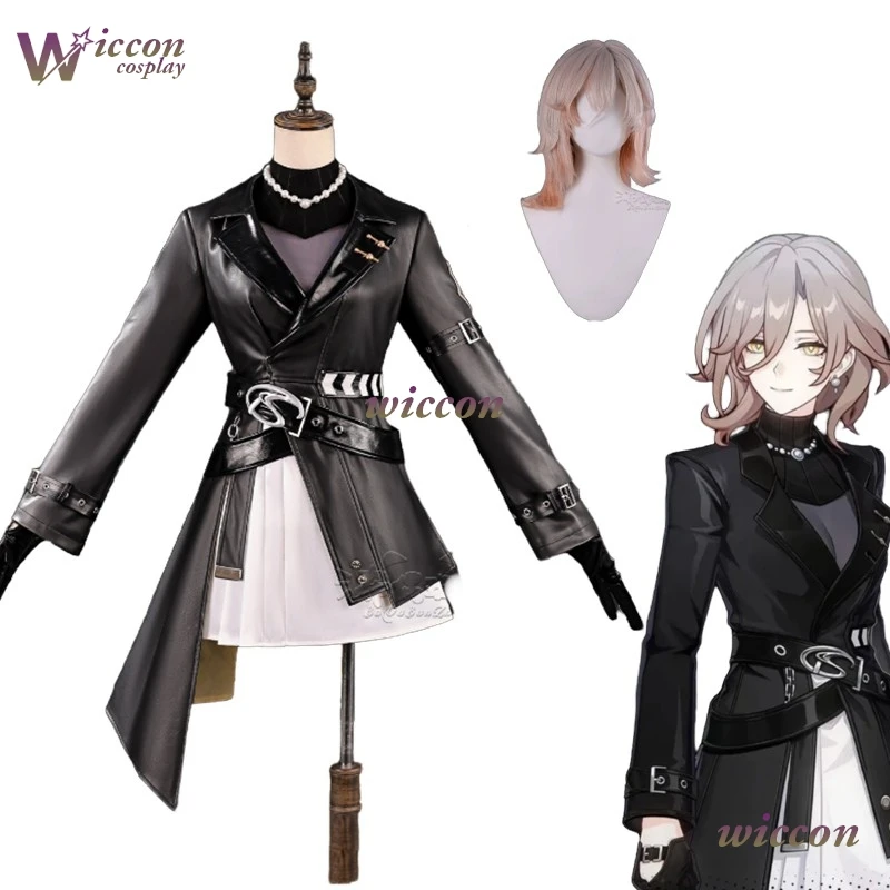 

Костюмы для косплея Kuchiba из игры Honkai Star Rail: сексуальный образ Lady Omen, черная юбка, парик, новая одежда для Хэллоуина (NPC-персонаж)