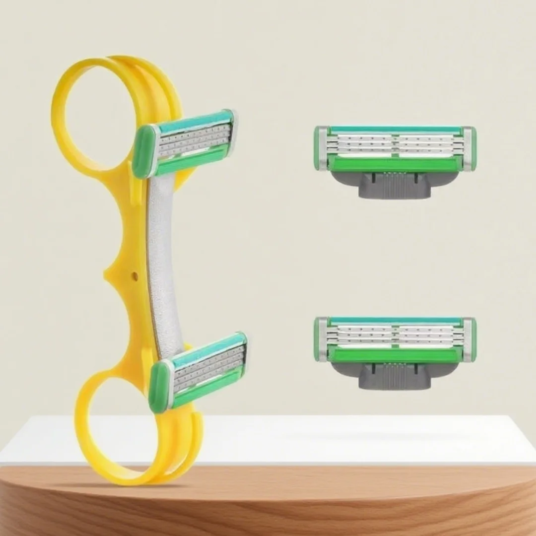 ماكينة قص شعر الرأس الأصلع السريعة - أداة العناية بالشعر المنزلية الإبداعية للرجال، جهاز حلاقة الرأس الأصلع المحمول