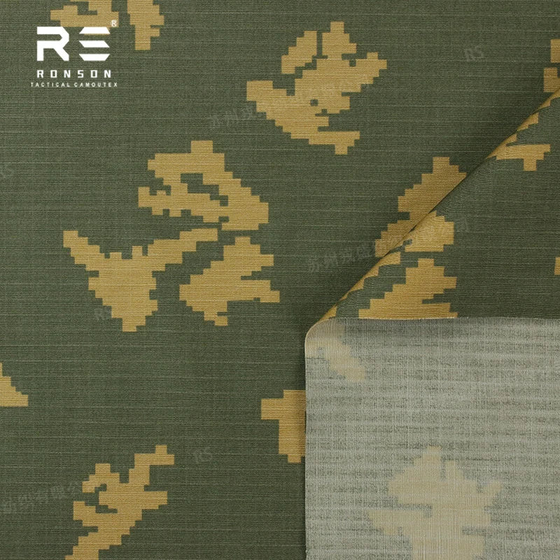 NC5050 Rip-stop camo KLMK camo printed tactical nylon cotton camo tactical fabric