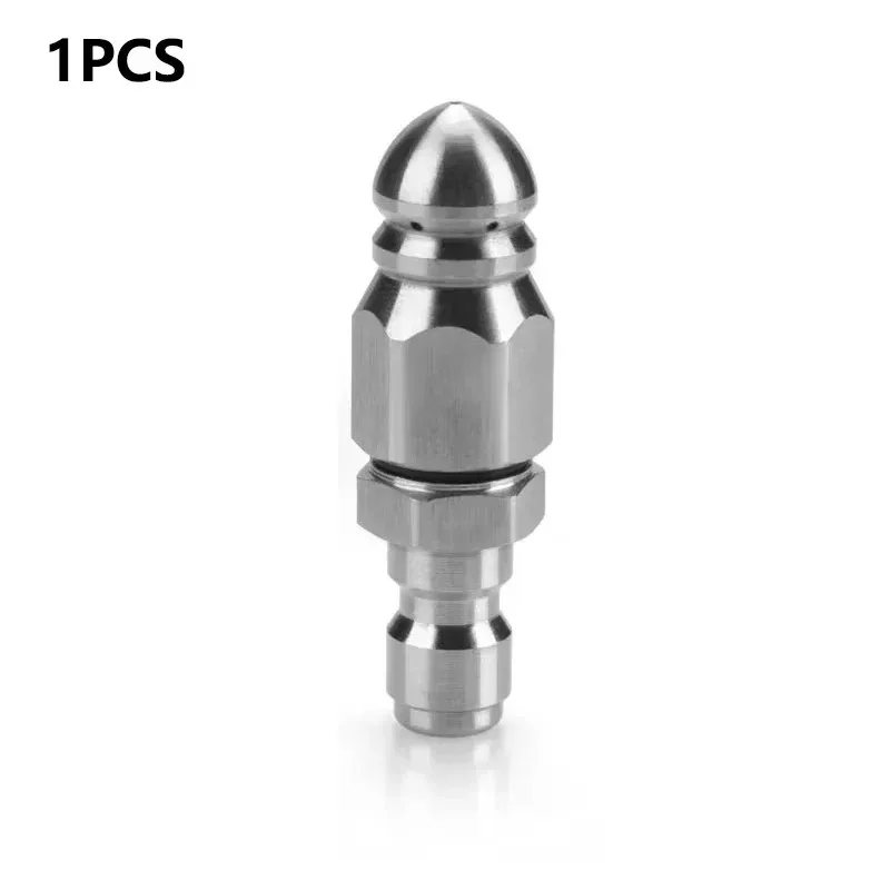 1/4" Female NPT Connect Pressure Washer Sewer Jetter Nozzle for Pressure Drain Jetter Hose Compatible with Most Models image 2